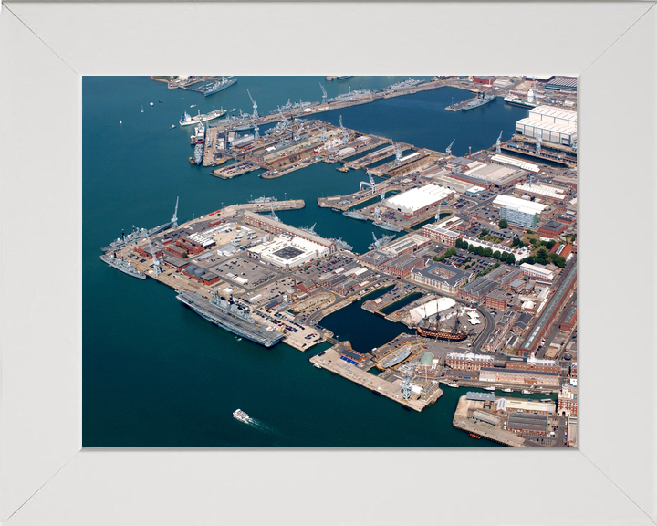HMNB Portsmouth Dockyard Aerial View 2005 Photo Print - Posters, Prints, & Visual Artwork - by Hampshire Prints (image 5 of 9)