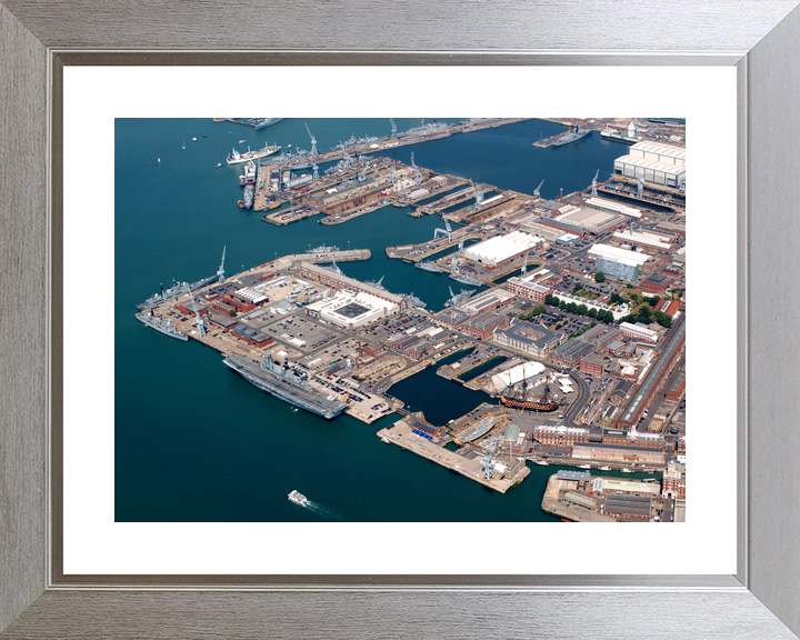 HMNB Portsmouth Dockyard Aerial View 2005 Photo Print - Posters, Prints, & Visual Artwork - by Hampshire Prints (image 6 of 9)