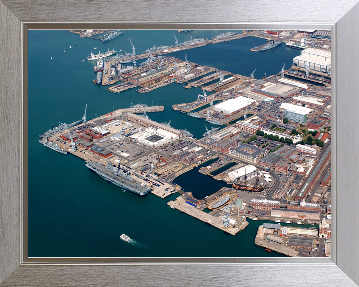 HMNB Portsmouth Dockyard Aerial View 2005 Photo Print - Posters, Prints, & Visual Artwork - by Hampshire Prints (image 7 of 9)