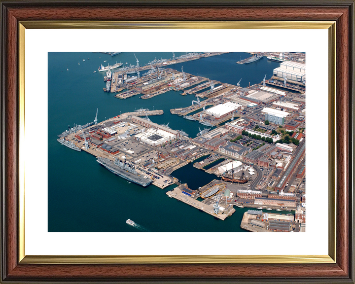 HMNB Portsmouth Dockyard Aerial View 2005 Photo Print - Posters, Prints, & Visual Artwork - by Hampshire Prints (image 8 of 9)