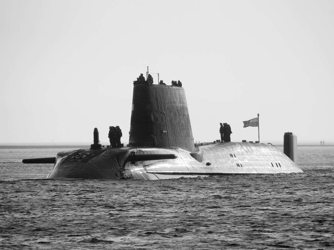 HMS Astute S119 Astute Class Submarine 2009 Faslane