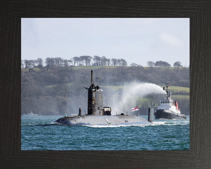HMS Trenchant S91 Trafalgar Class Submarine 2021 Pays Off Water Photo Print - Posters, Prints, & Visual Artwork - by Hampshire Prints (image 3 of 9)