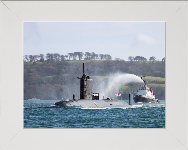 HMS Trenchant S91 Trafalgar Class Submarine 2021 Pays Off Water Photo Print - Posters, Prints, & Visual Artwork - by Hampshire Prints (image 5 of 9)