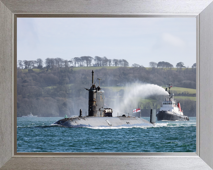 HMS Trenchant S91 Trafalgar Class Submarine 2021 Pays Off Water Photo Print - Posters, Prints, & Visual Artwork - by Hampshire Prints (image 7 of 9)