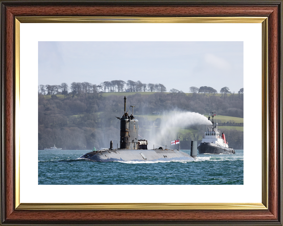 HMS Trenchant S91 Trafalgar Class Submarine 2021 Pays Off Water Photo Print - Posters, Prints, & Visual Artwork - by Hampshire Prints (image 8 of 9)