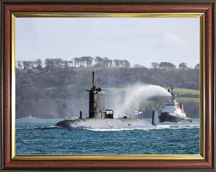 HMS Trenchant S91 Trafalgar Class Submarine 2021 Pays Off Water Photo Print - Posters, Prints, & Visual Artwork - by Hampshire Prints (image 9 of 9)
