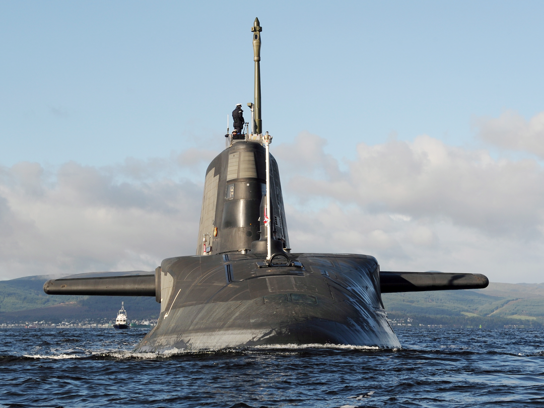 HMS Ambush S120 Astute Class Submarine 2012 Trials