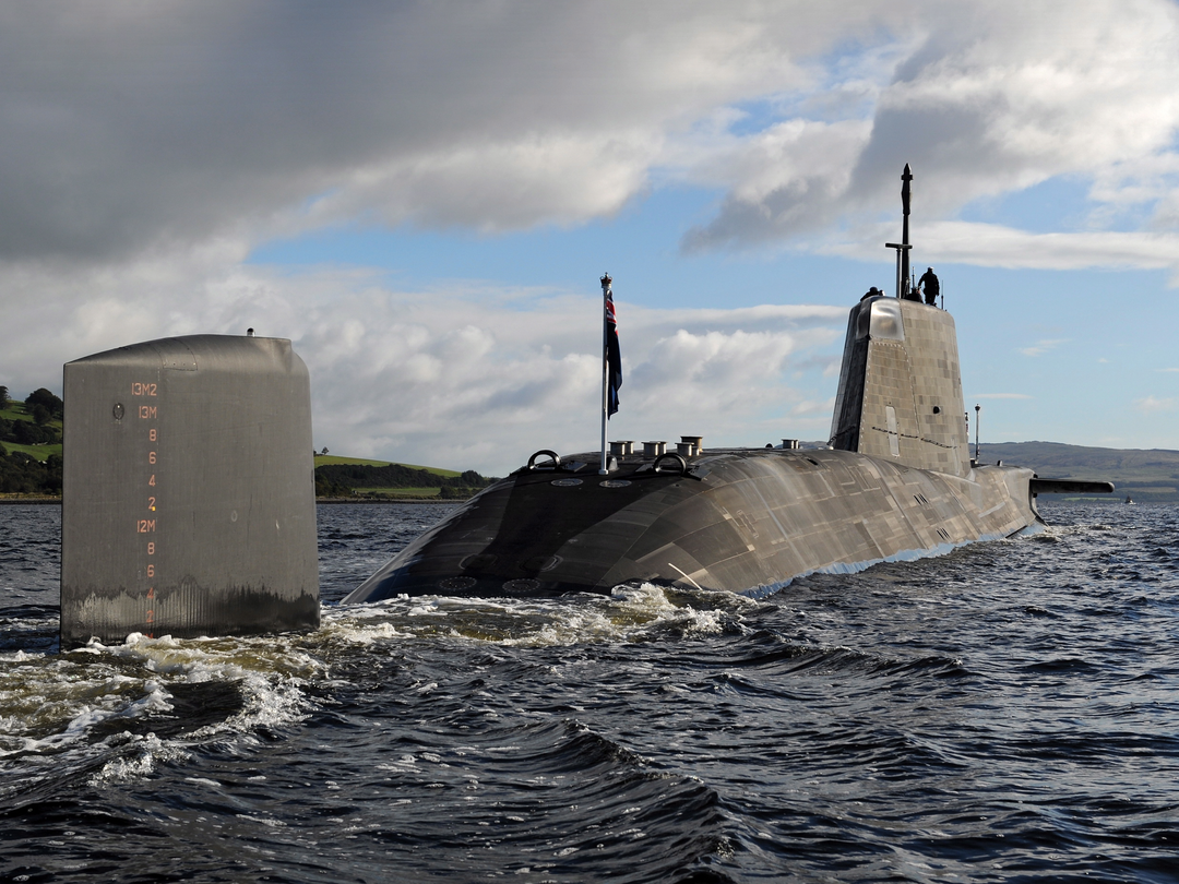 HMS Ambush (S120) Photo Print - Starboard Quarter View 2012 - Royal Navy Astute Class Submarine Hampshire Prints 6 x 4 No Frame No