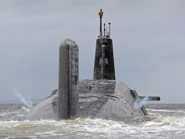 HMS Vanguard S28 Vanguard Class Submarine 2012 Venting