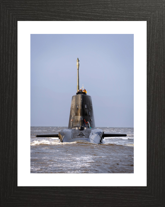 HMS Astute S119 Astute Class Submarine 2009 Portrait Bow View