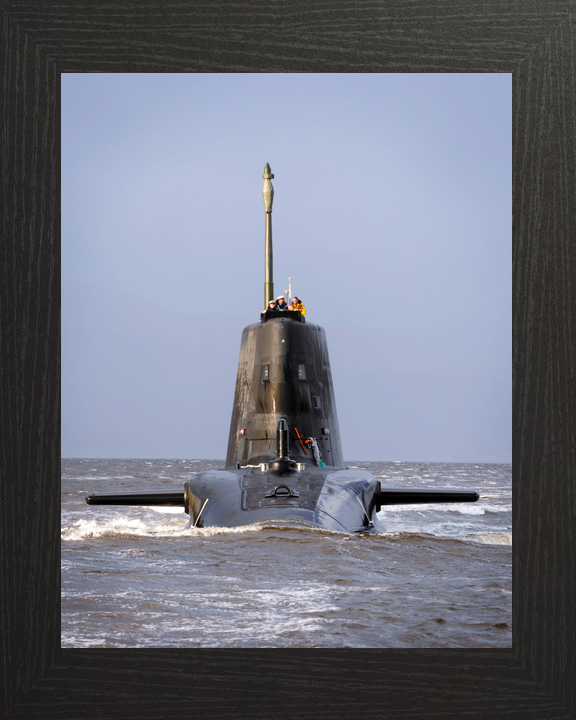HMS Astute S119 Astute Class Submarine 2009 Portrait Bow View