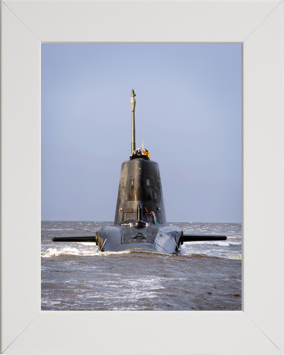 HMS Astute S119 Astute Class Submarine 2009 Portrait Bow View