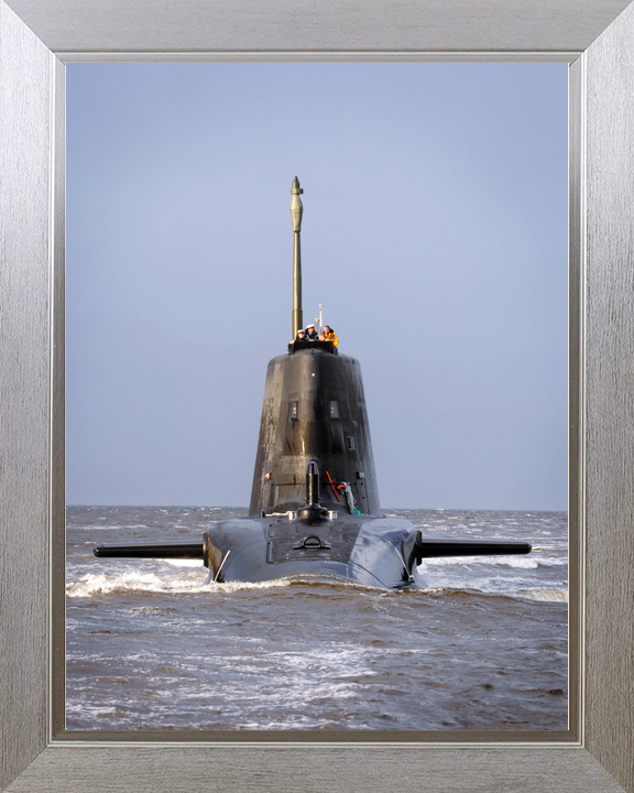 HMS Astute S119 Astute Class Submarine 2009 Portrait Bow View