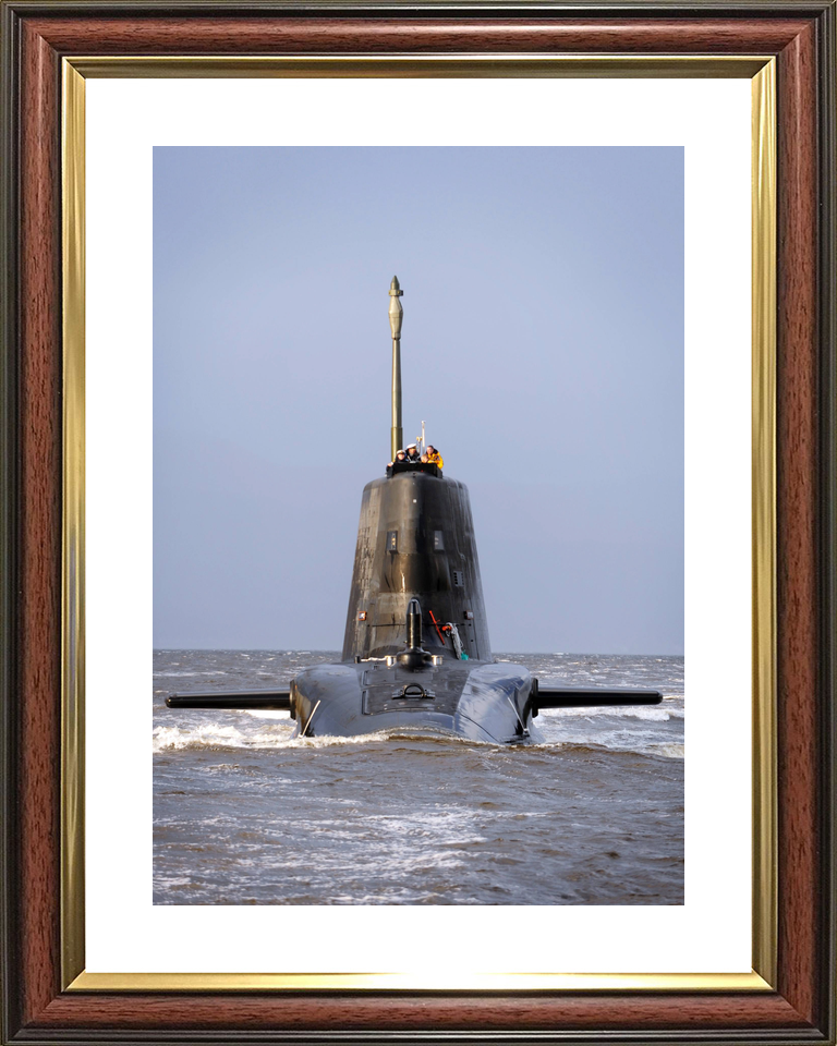 HMS Astute S119 Astute Class Submarine 2009 Portrait Bow View