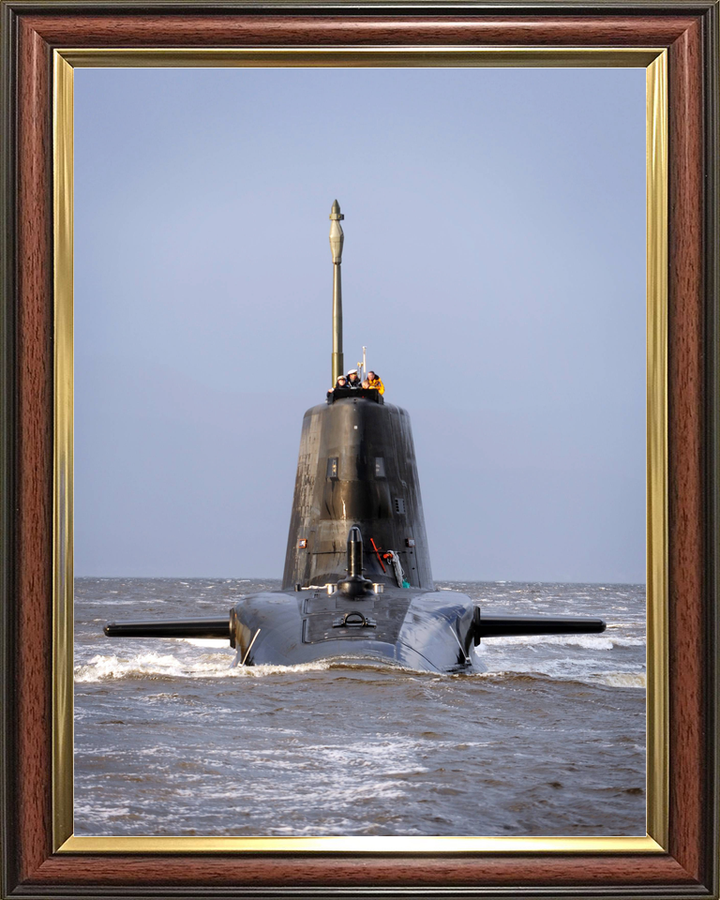 HMS Astute S119 Astute Class Submarine 2009 Portrait Bow View