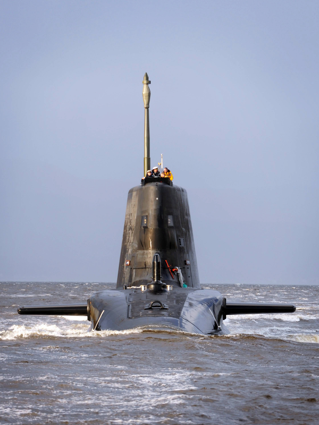HMS Astute S119 Astute Class Submarine 2009 Portrait Bow View