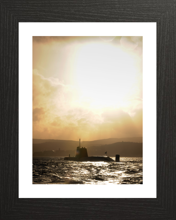 HMS Astute S119 Astute Class Submarine 2009 Sunset