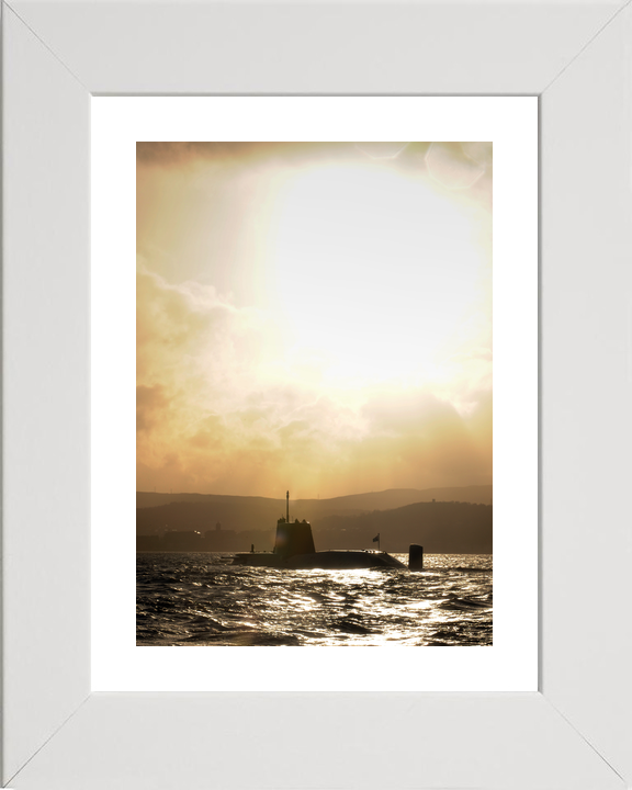 HMS Astute S119 Astute Class Submarine 2009 Sunset