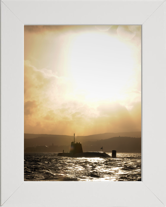 HMS Astute S119 Astute Class Submarine 2009 Sunset
