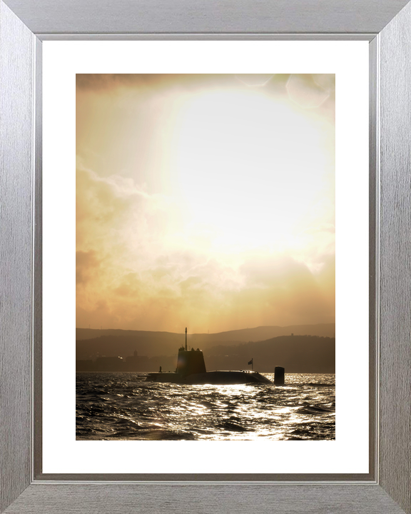 HMS Astute S119 Astute Class Submarine 2009 Sunset