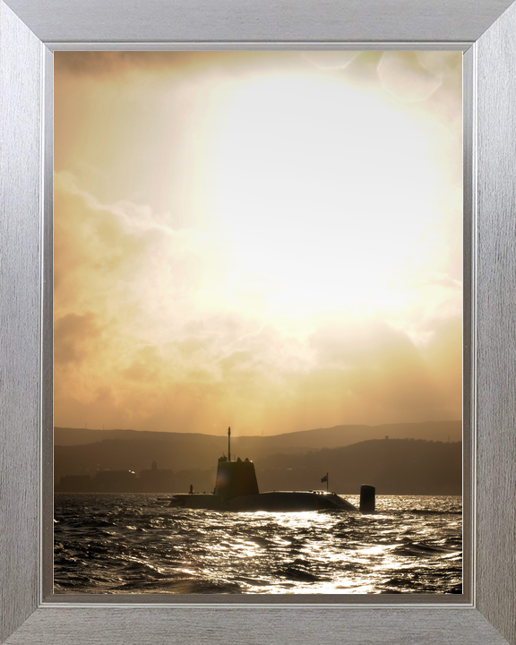HMS Astute S119 Astute Class Submarine 2009 Sunset