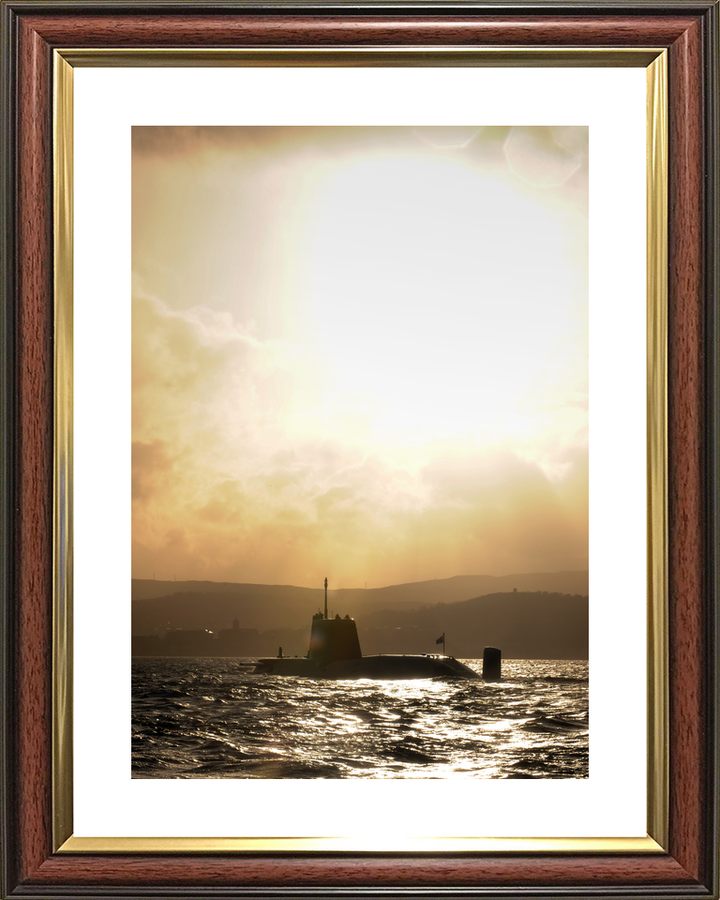 HMS Astute S119 Astute Class Submarine 2009 Sunset