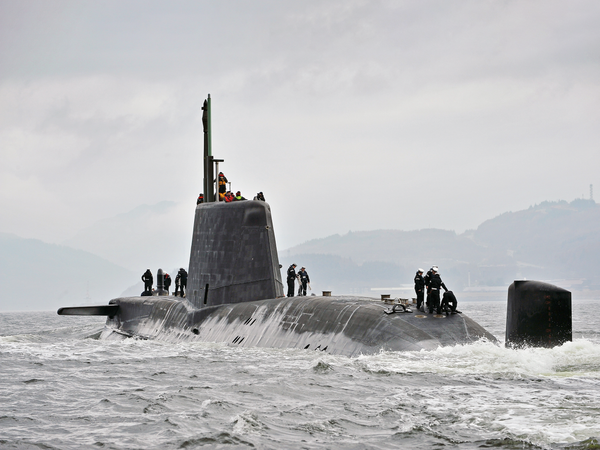HMS Astute S119 Astute Class Submarine 2012