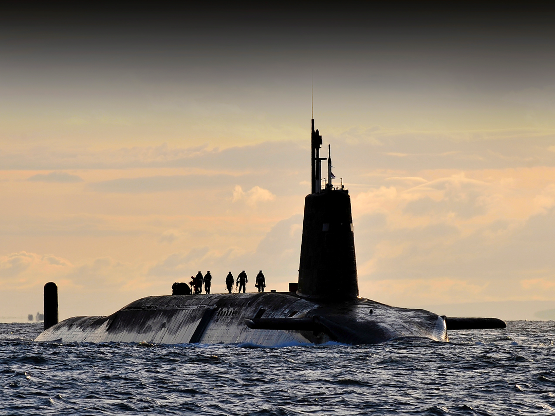 HMS Vanguard (S28) Photo Print - Sunset 2010 - Royal Navy Vanguard Class Submarine Hampshire Prints 6 x 4 No Frame No