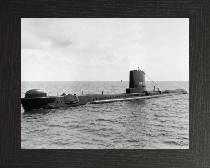 HMS Alderney S66 Amphion Class Submarine 1958 Port Side