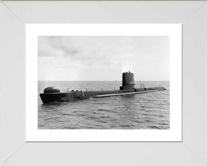 HMS Alderney S66 Amphion Class Submarine 1958 Port Side