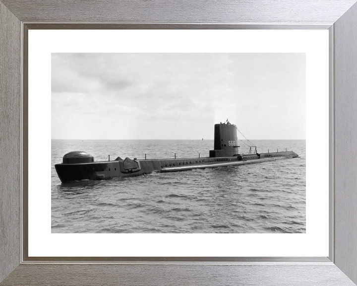 HMS Alderney S66 Amphion Class Submarine 1958 Port Side