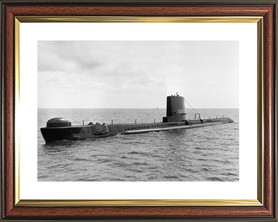 HMS Alderney S66 Amphion Class Submarine 1958 Port Side
