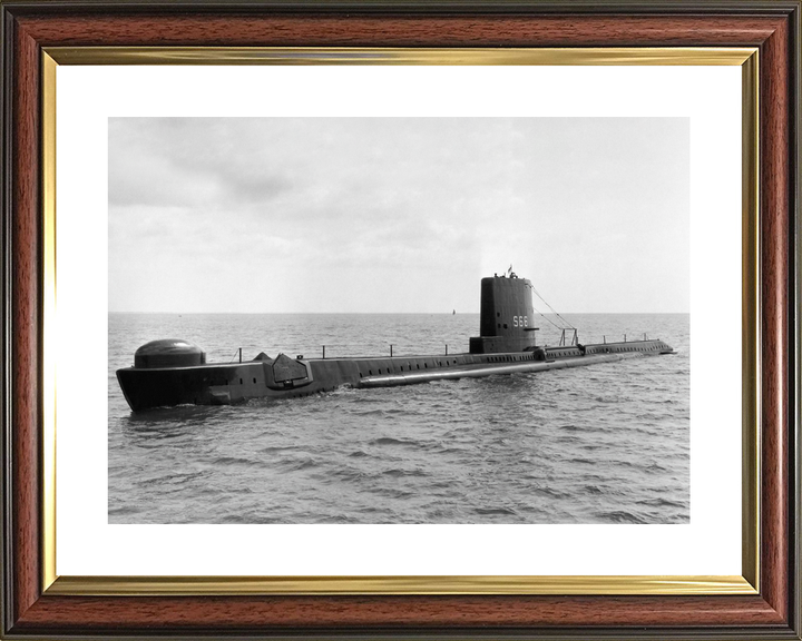 HMS Alderney S66 Amphion Class Submarine 1958 Port Side