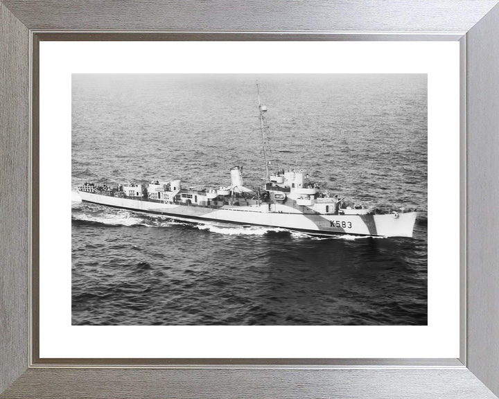 HMS Hotham (K583) Royal Navy Captain Class Frigate At Sea 1944 Photo Print Wall Art Decor - Posters, Prints, & Visual Artwork - by Hampshire Prints (image 6 of 9)