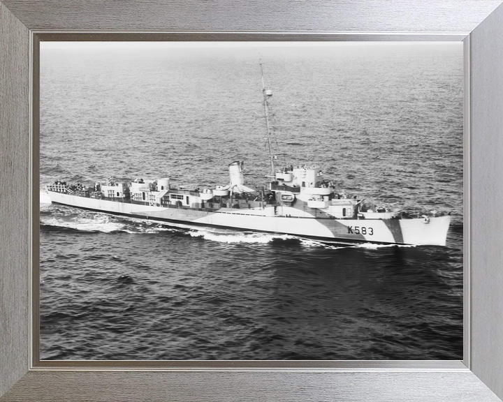 HMS Hotham (K583) Royal Navy Captain Class Frigate At Sea 1944 Photo Print Wall Art Decor - Posters, Prints, & Visual Artwork - by Hampshire Prints (image 7 of 9)