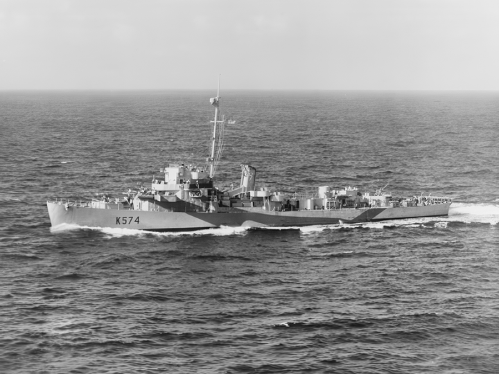 HMS Thornborough (K574) Photo Print - At Sea - Royal Navy Captain Class Frigate Hampshire Prints 6 x 4 No Frame No