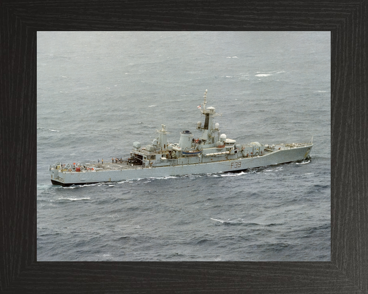 HMS Naiad F39 Leander Class Frigate 1981 Photo Print - Posters, Prints, & Visual Artwork - by Hampshire Prints (image 3 of 9)