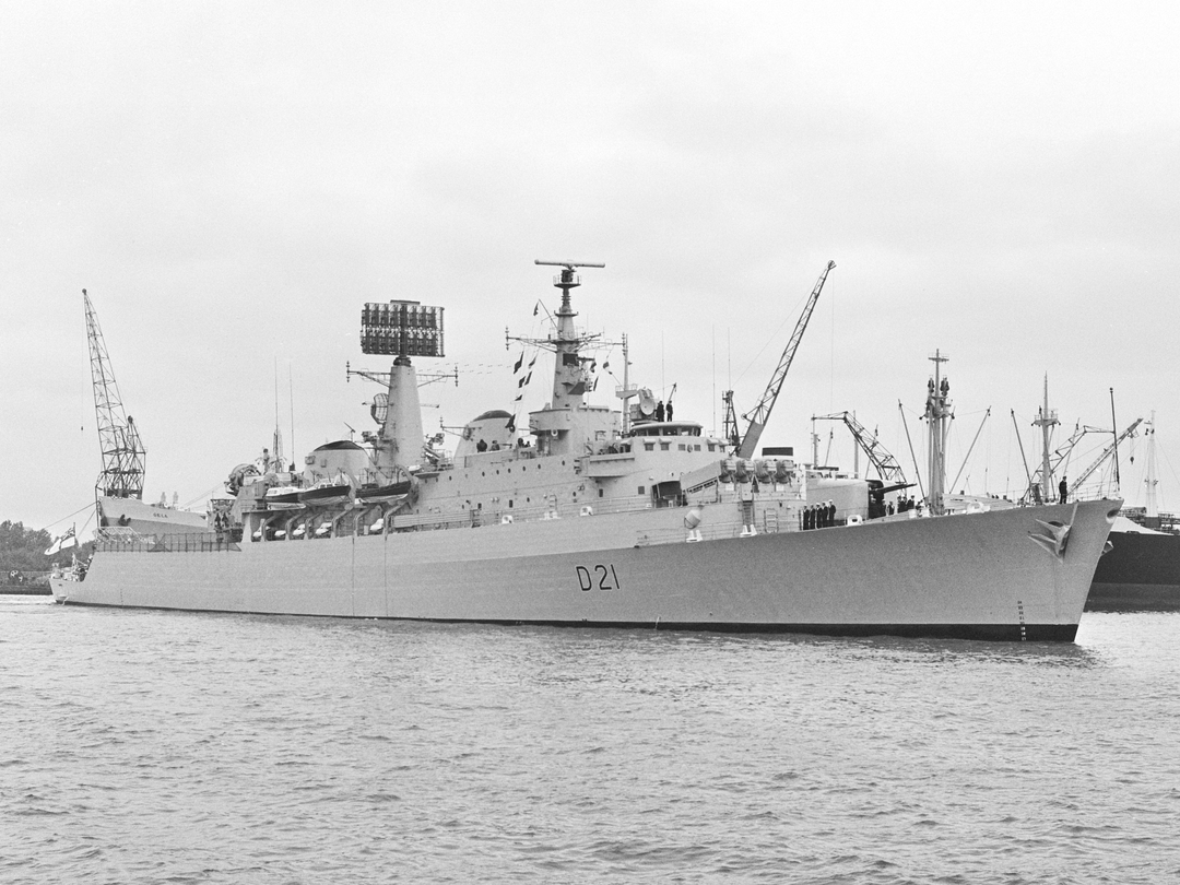 HMS Norfolk (D21) Photo Print - Amsterdam 1976 - Royal Navy County Class Destroyer Hampshire Prints 6 x 4 No Frame No
