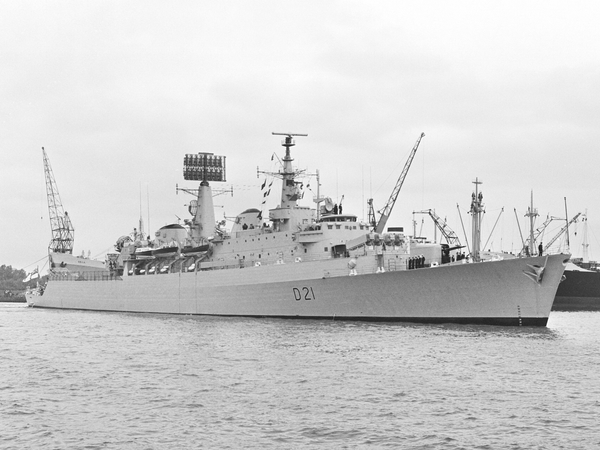 HMS Norfolk D21 County Class Destroyer 1976
