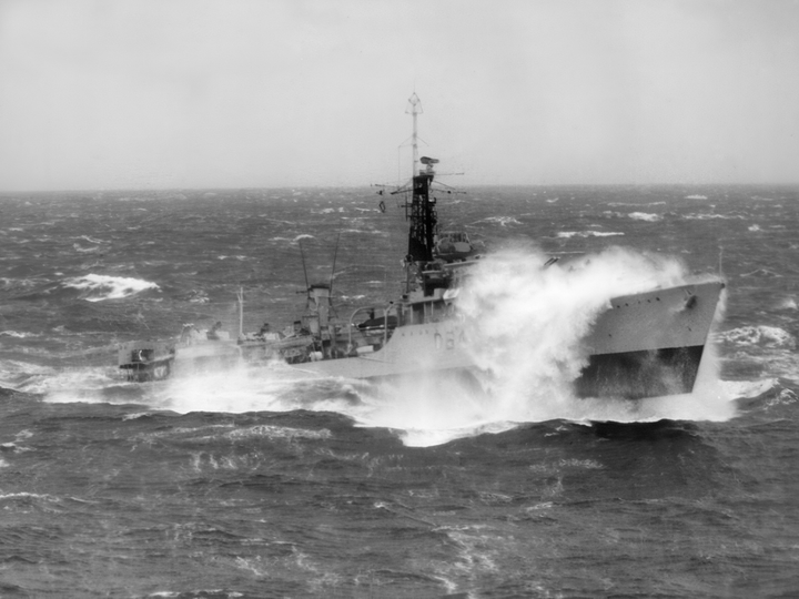 HMS Scorpion D64 Weapon Class Destroyer September 1953 Photo Print - Posters, Prints, & Visual Artwork - by Hampshire Prints (image 1 of 9)