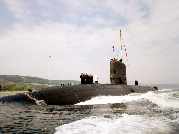 HMS Sceptre S104 Swiftsure Class Submarine 1997