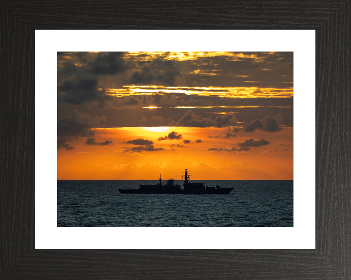 HMS Richmond F239 Type 23 Frigate July 2025 At Sunset Photo Print - Posters, Prints, & Visual Artwork - by Hampshire Prints (image 2 of 9)