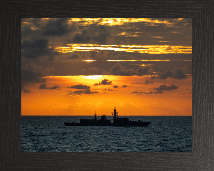 HMS Richmond F239 Type 23 Frigate July 2025 At Sunset Photo Print - Posters, Prints, & Visual Artwork - by Hampshire Prints (image 3 of 9)
