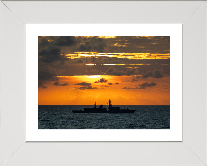 HMS Richmond F239 Type 23 Frigate July 2025 At Sunset Photo Print - Posters, Prints, & Visual Artwork - by Hampshire Prints (image 4 of 9)