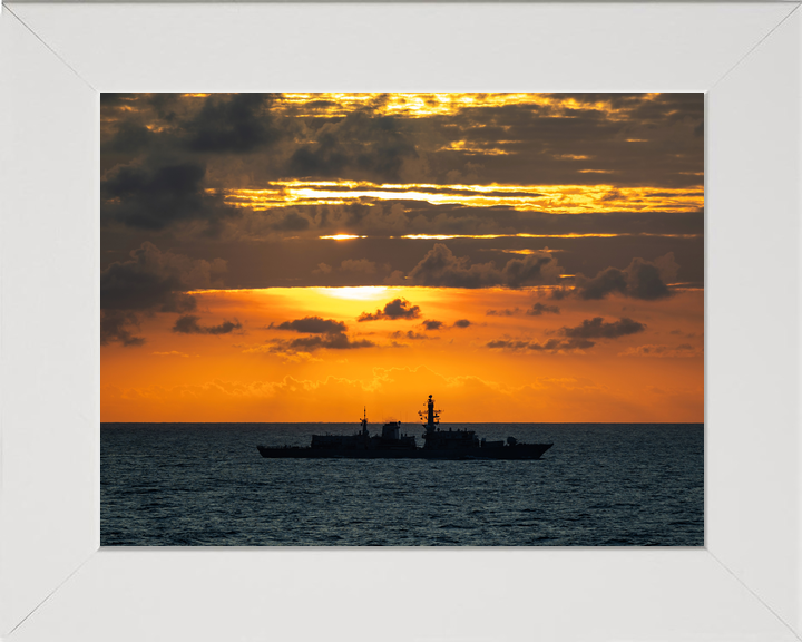 HMS Richmond F239 Type 23 Frigate July 2025 At Sunset Photo Print - Posters, Prints, & Visual Artwork - by Hampshire Prints (image 5 of 9)