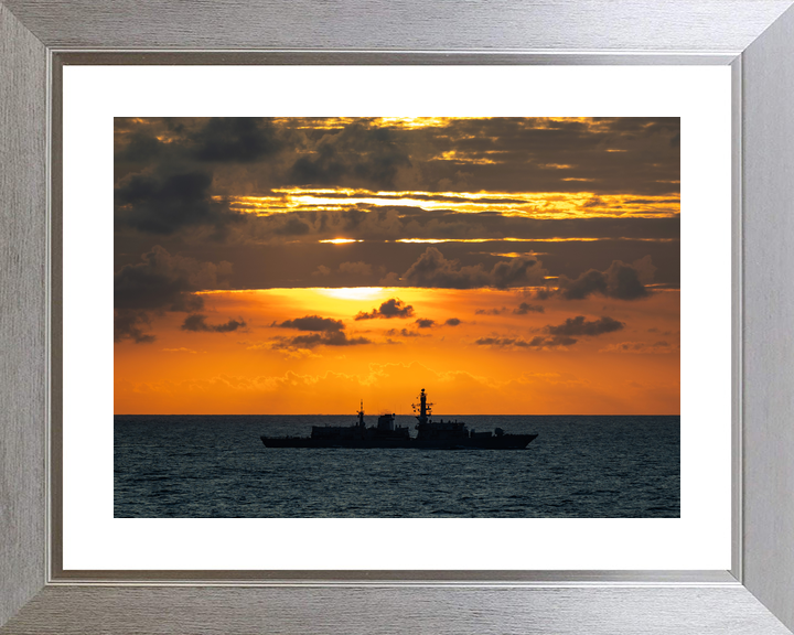 HMS Richmond F239 Type 23 Frigate July 2025 At Sunset Photo Print - Posters, Prints, & Visual Artwork - by Hampshire Prints (image 6 of 9)