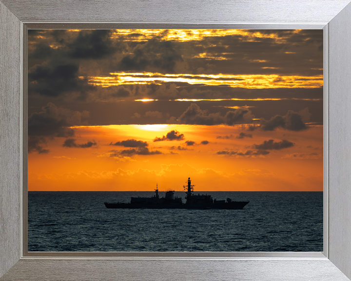 HMS Richmond F239 Type 23 Frigate July 2025 At Sunset Photo Print - Posters, Prints, & Visual Artwork - by Hampshire Prints (image 7 of 9)