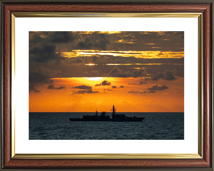 HMS Richmond F239 Type 23 Frigate July 2025 At Sunset Photo Print - Posters, Prints, & Visual Artwork - by Hampshire Prints (image 8 of 9)