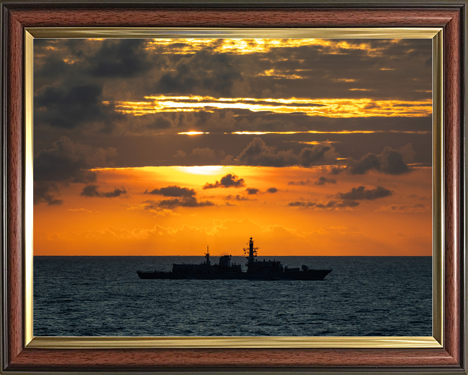 HMS Richmond F239 Type 23 Frigate July 2025 At Sunset Photo Print - Posters, Prints, & Visual Artwork - by Hampshire Prints (image 9 of 9)
