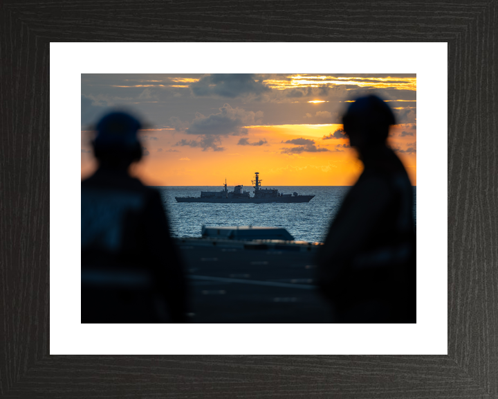 HMS Richmond F239 Type 23 Frigate July 2025 From HMS Prince of Wales Photo Print - Posters, Prints, & Visual Artwork - by Hampshire Prints (image 2 of 9)